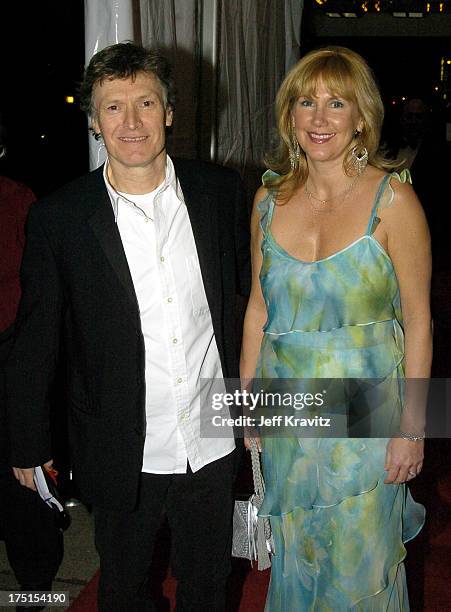 Steve Winwood of Traffic and wife Eugenia during The 19th Annual Rock and Roll Hall of Fame Induction Ceremony - Red Carpet at Waldorf Astoria in New...