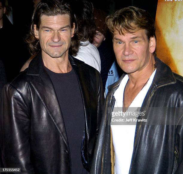 Don Swayze and Patrick Swayze during "Kill Bill: Vol. 2" World Premiere - Red Carpet at Arclight Cinerama Dome in Los Angeles, California, United...