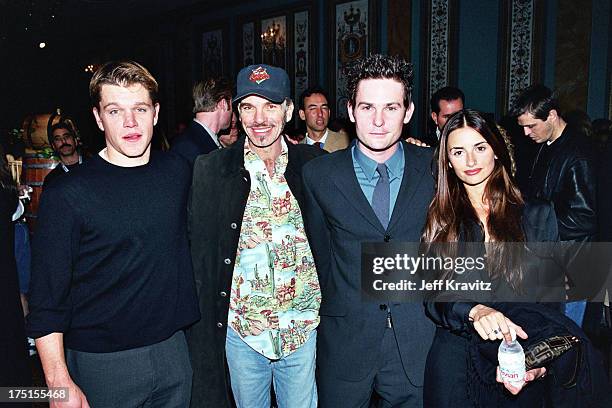Matt Damon, Billy Bob Thornton, Henry Thomas and Penelope Cruz