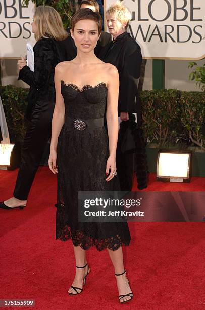 Natalie Portman during The 63rd Annual Golden Globe Awards - Red Carpet at Beverly Hilton Hotel in Beverly Hills, California, United States.