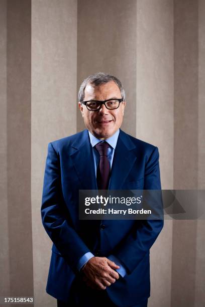 Martin Sorrell is photographed for Management Today on November 12, 2012 in London, England.