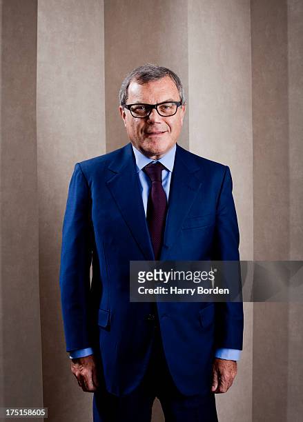 Martin Sorrell is photographed for Management Today on November 12, 2012 in London, England.