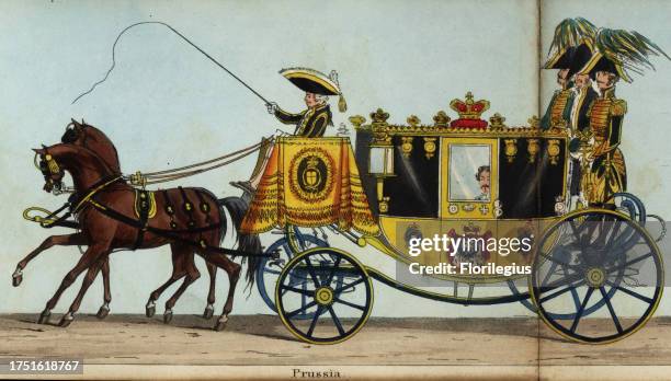 Carriage of Wilhelm Malte I, Prince of Putbus, Ambassador Extraordinary to the King of Prussia, Frederick William III, in Queen Victoria’s coronation...