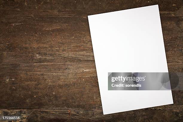 planning - blank paper on table stock pictures, royalty-free photos & images