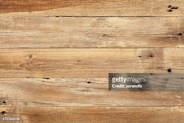 close view of wooden plank table - backgrounds stock pictures, royalty-free photos & images