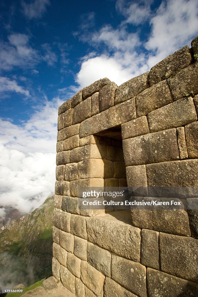 House exterior at Machu Picchu, Peru