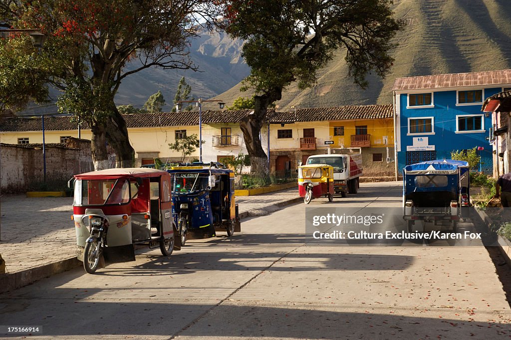 Town of Ollantaytambo, Cusco region, Peru