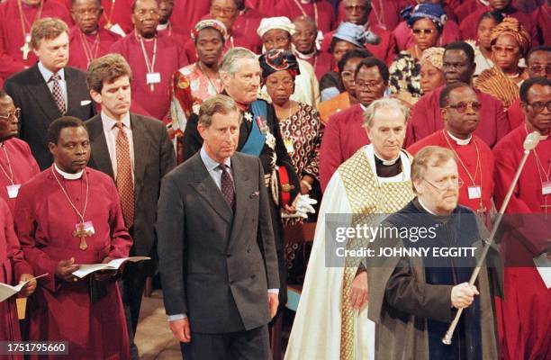 Britain's Prince of Wales, Prince Charles, attends the Opening Service in Canterbury Cathedral, 19 July, of the Lambeth Conference. More than 800...