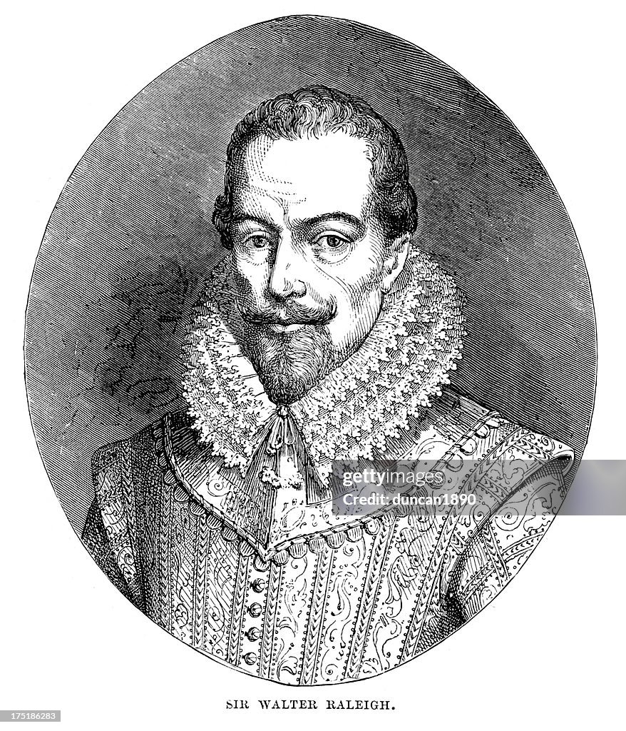 Sir Walter Raleigh High-Res Vector Graphic - Getty Images