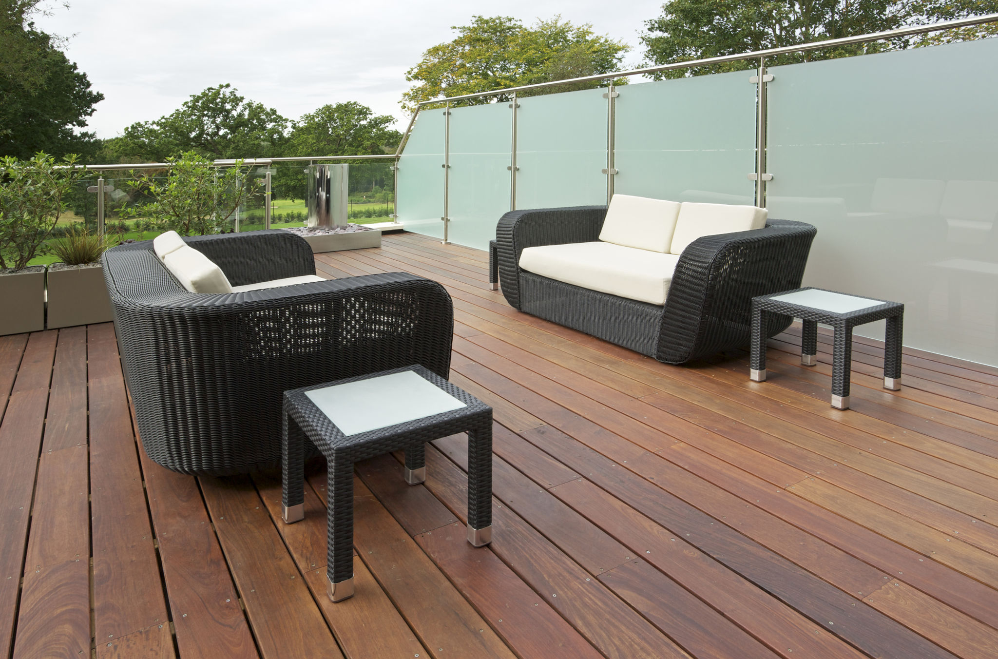 glass terrace