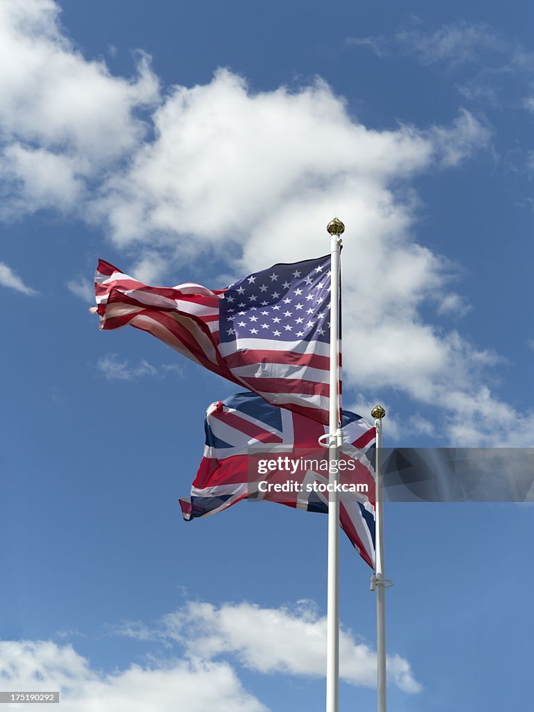 Flag of the U.S. and Britain