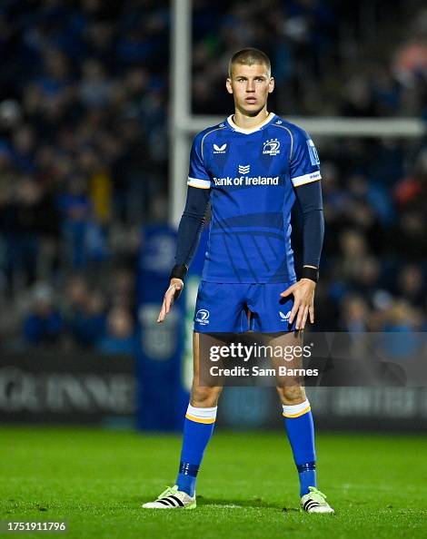 Dublin , Ireland 28 October 2023; Sam Prendergast of Leinster