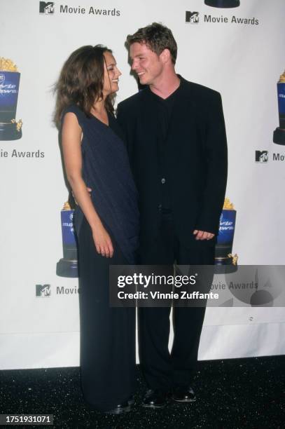 Rachael Leigh Cook and Shawn Hatosy during the 8th Annual MTV Movie Awards at Barker Hanger in Santa Monica, California, United States, 10th June...