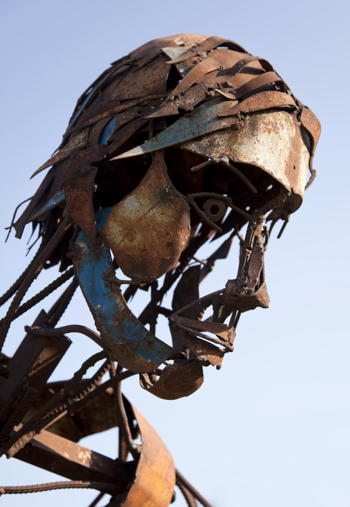 outdoor metal sculpture
