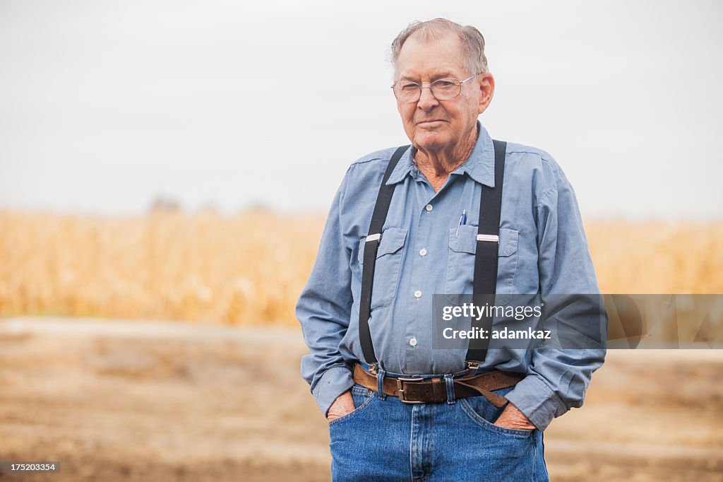 Real Farmer Looking at camera