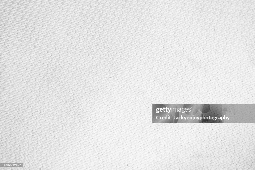 Background texture of white cotton, close up