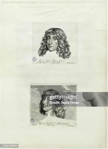 Charles-Louis Earl Palatine of the Rhine and Algernon Percy, Tenth Earl of Northumberland , Van Dyck, Antoine or Anthonie or Antoon, Model, Payne,...