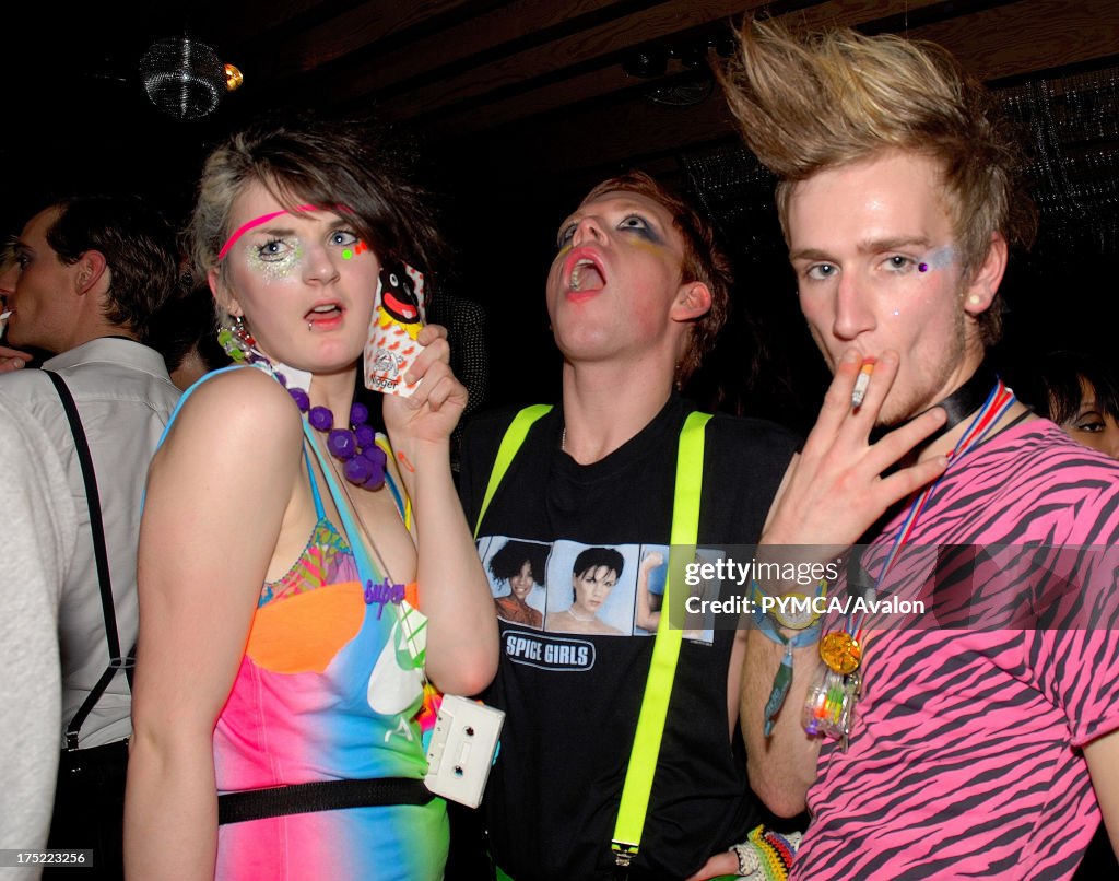Two Rave Colors A girl and two guys wearing New Rave styles, Anti-Social, London ...