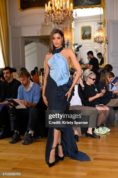 Ariadna Gutiérrez attends the Peet Dullaert Womenswear Spring/Summer 2024 show as part of Paris Fashion Week on September 29, 2023 in Paris, France.