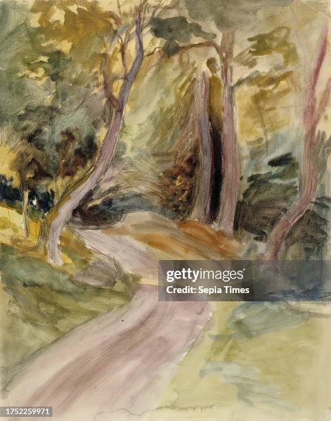 Albert Edelfelt, 21.7.1854, Kiiala manor, Porvoo municipality, 18.8.1905, Haikko, Porvoo municipality, Forest hissing, 45.5 × 36 cm, gouache,...