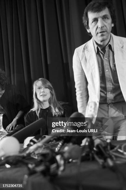 Sissy Spacek et Costa Gavras ont présenté le film 'Missing' au Festival de Cannes le 21 mai 1982