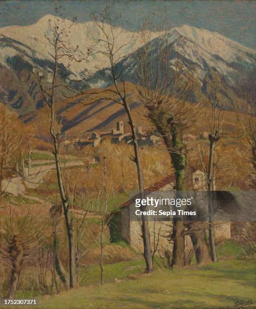 Le Canigou en hiver, Monfreid, Georges Daniel de, Painter, In 1921, 20th century, Painting, Painting in oil, Height: 65 cm, Width: 54 cm.