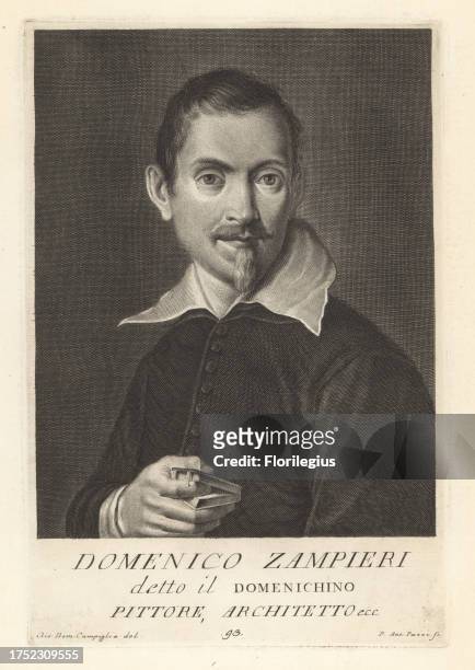 Domenico Zampieri, Italian Baroque painter and architect of the Bolognese School, 1581-1641. Domenico Zampieri detto il Domenichino. Pittore,...