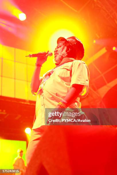 Legendary Jamaican singer, Johnny Clarke performs on stage at Outlook Festival 2011 in Croatia.