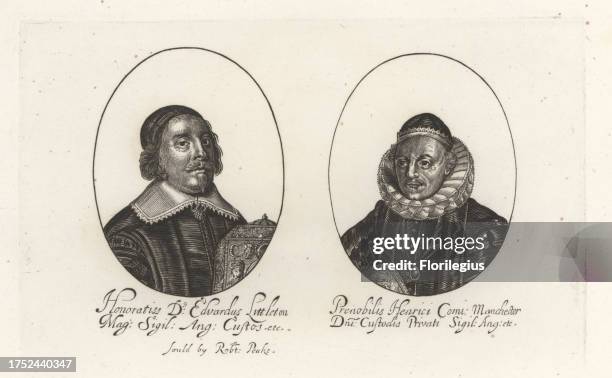 Edward Littleton, 1st Baron Lyttelton, Chief Justice of North Wales, 1589-1645. Edwardus Littleton, Mag Sigil Ang Custos. Henry Montagu, 1st Earl of...