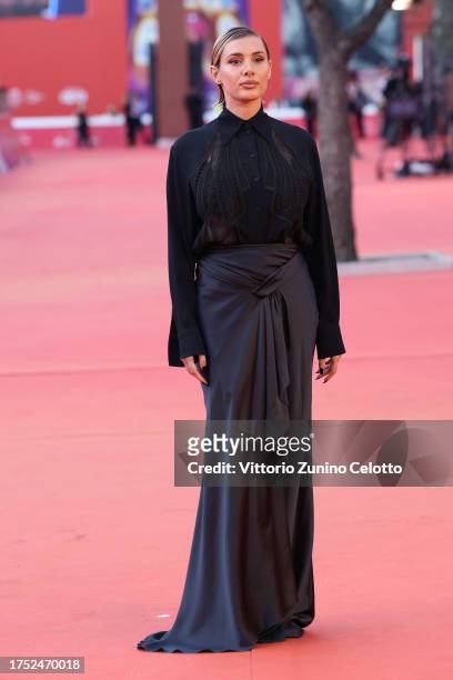 Cristina Musacchio attends a red carpet for the movie "I Leoni Di Sicilia" during the 18th Rome Film Festival at Auditorium Parco Della Musica on...