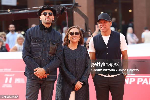 Rome Film Festival Artistic Director Paola Malanga and a gues attends a red carpet for the movie "Tehachapi" during the 18th Rome Film Festival at...