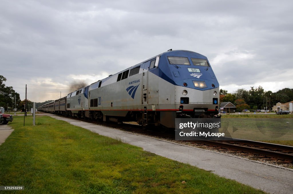 Amtrak passenger train 