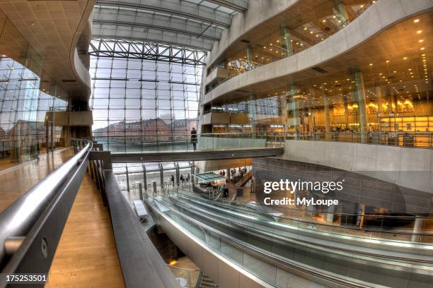 Inside the Royal Library at The Black Diamond building