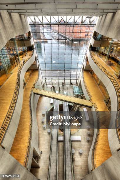Inside the Royal Library at The Black Diamond building