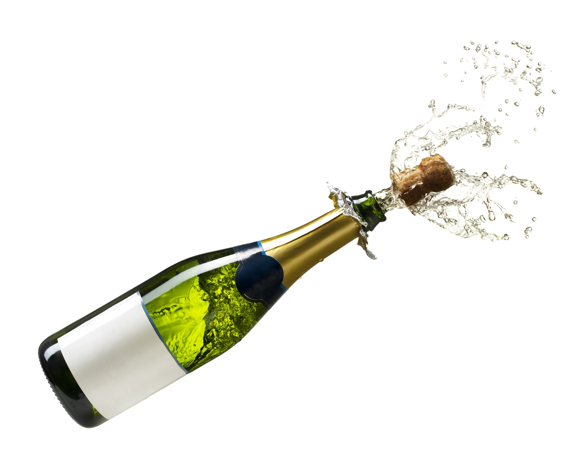 champagne bottle