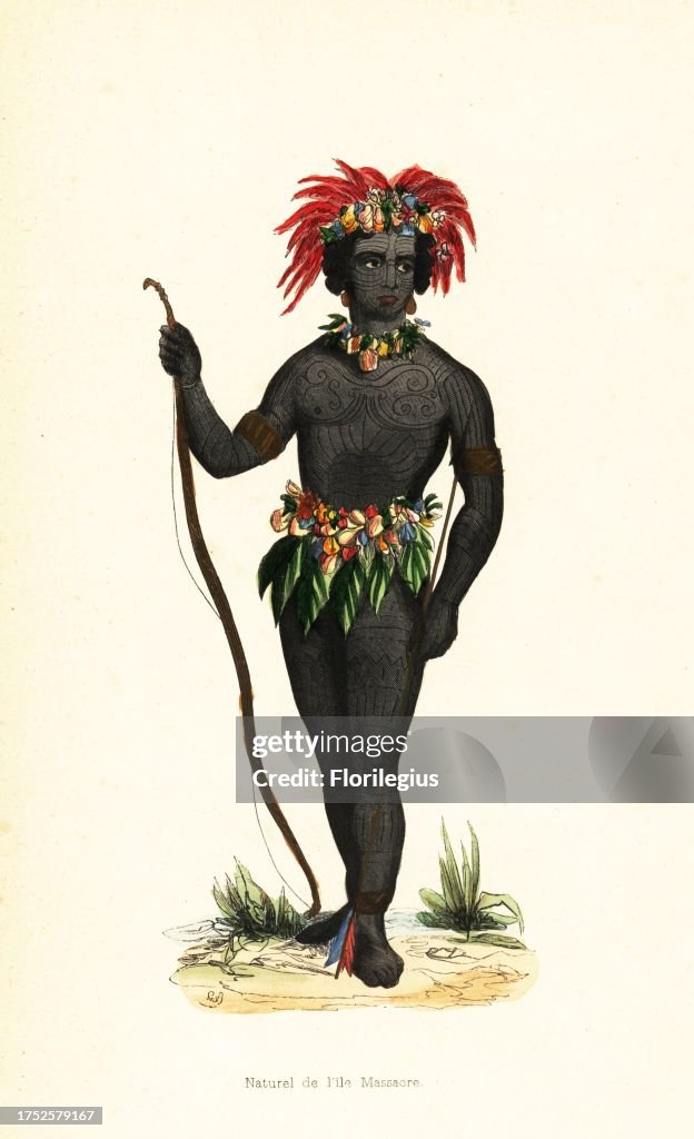 Tuluun warrior of the Carteret Islands