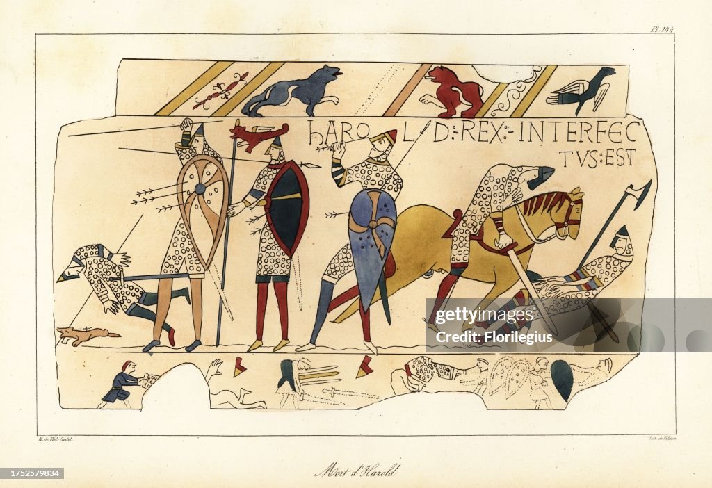 Death of King Harold II at the Battle of Hastings