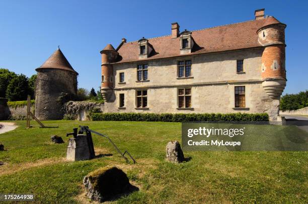 Raray Castle. Picardy region. North of France.