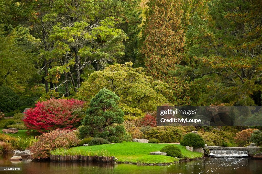 Asticou Azalea Garden, public, Northeast Harbor, Maine, USA