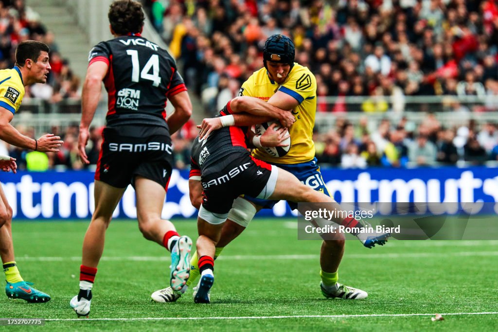 Killian TIXERONT of Clermont and Baptiste COUILLOUD of Lyon during
