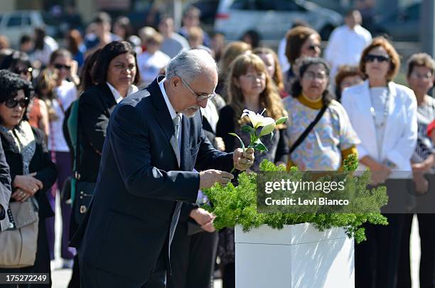 Aircraft Accident - 6 Years Later Relatives and friends make honor to victims of flight JJ3054 at the "Memorial 17 de Julho" in São Paulo Brazil,...