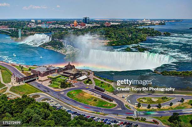 niagara falls - canadian side - niagara falls canada stock pictures, royalty-free photos & images