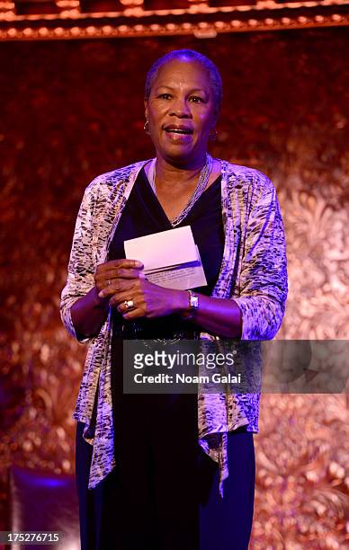 Radio host Rhonda Hamilton attends the Press Preview at 54 Below on August 1, 2013 in New York City.