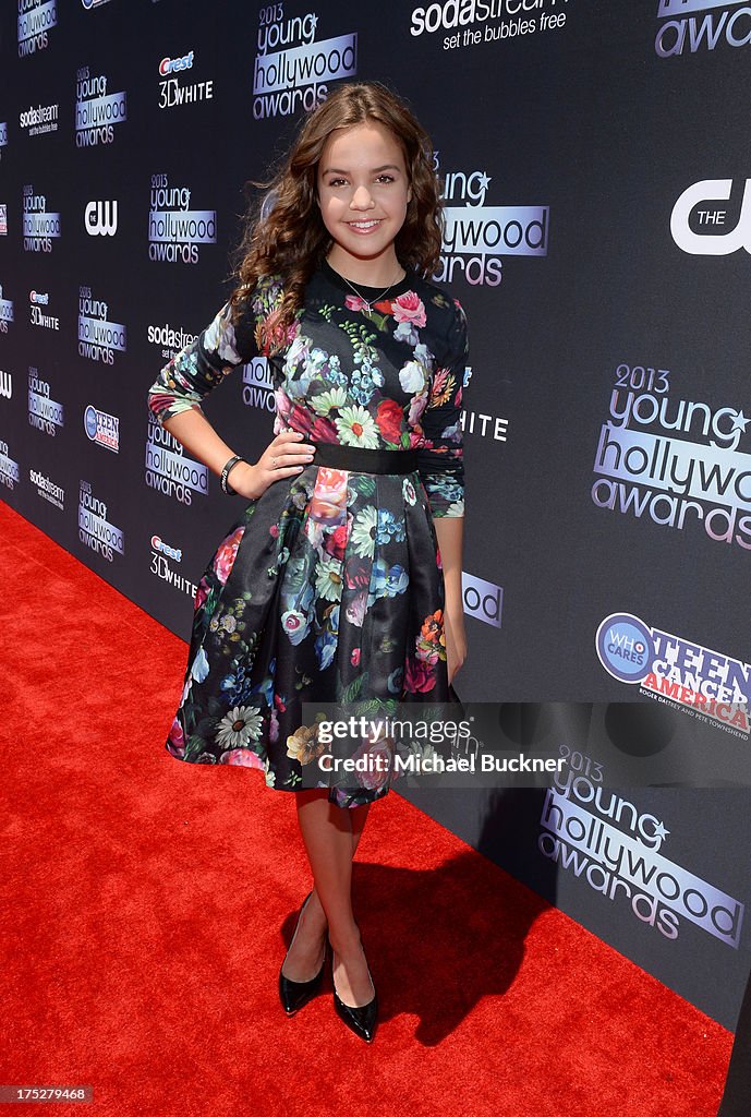 2013 Young Hollywood Awards Presented By Crest 3D White And SodaStream / The CW Network - Red Carpet