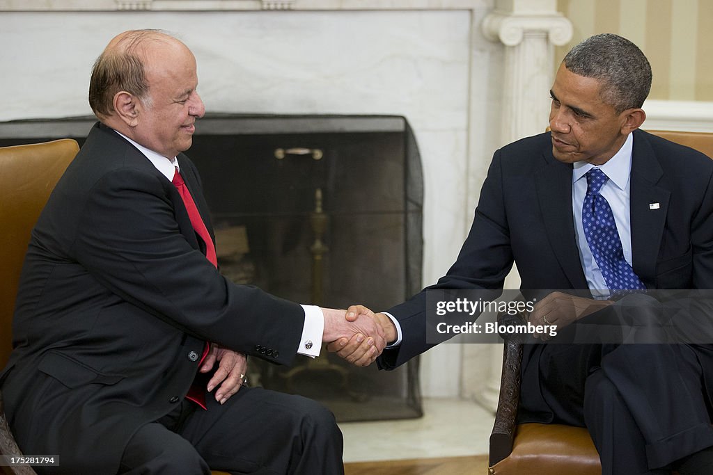 President Obama Meets With Yemeni President Abdurabuh Mansur Hadi