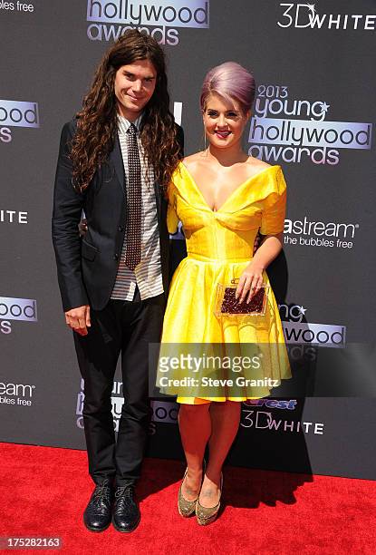 Personality Kelly Osbourne and Matthew Mosshart attend CW Network's 2013 Young Hollywood Awards presented by Crest 3D White and SodaStream held at...