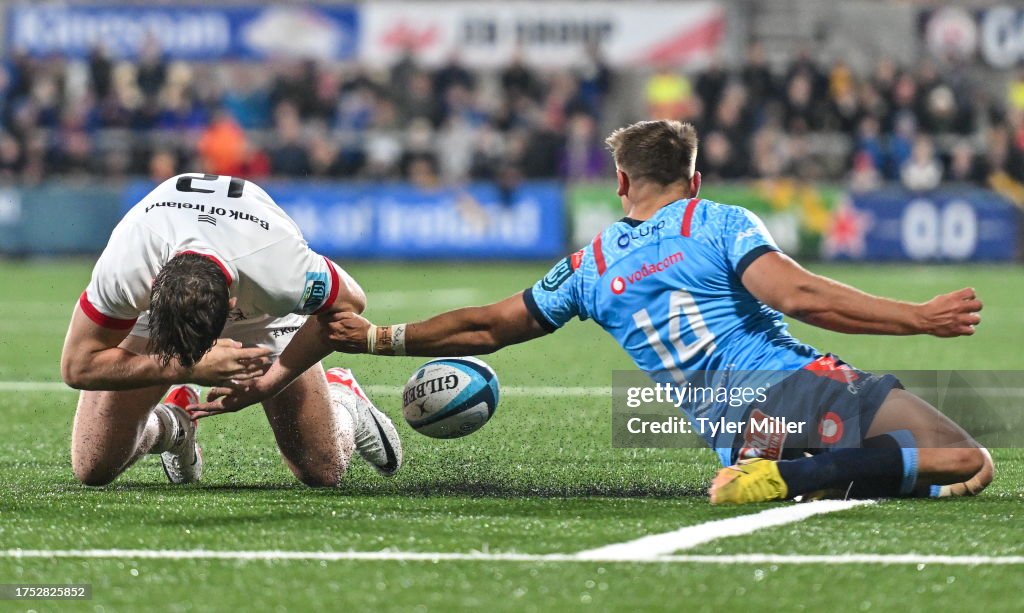 Belfast Rugby Python Belfast , United Kingdom - 29 October 2023; Jude Postlethwaite of ...