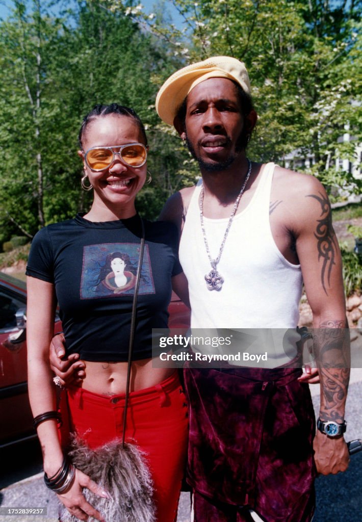 Big Gipp Rapper Rapper Big Gipp of Goodie Mob poses for photos with his wife Joi on ...