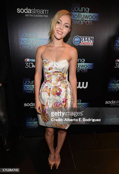 Actress AnnaSophia Robb attends CW Network's 2013 Young Hollywood Awards presented by Crest 3D White and SodaStream held at The Broad Stage on August...