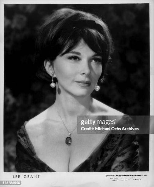 Actress Lee Grant poses for a publicity still distributed by The William Morris Agency circa 1965.